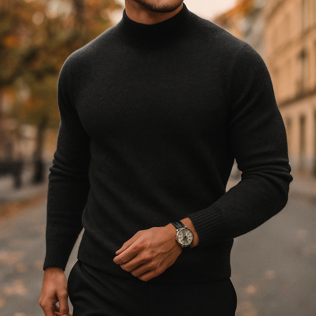 Men's Merino Turtleneck – Pure Merino Wool