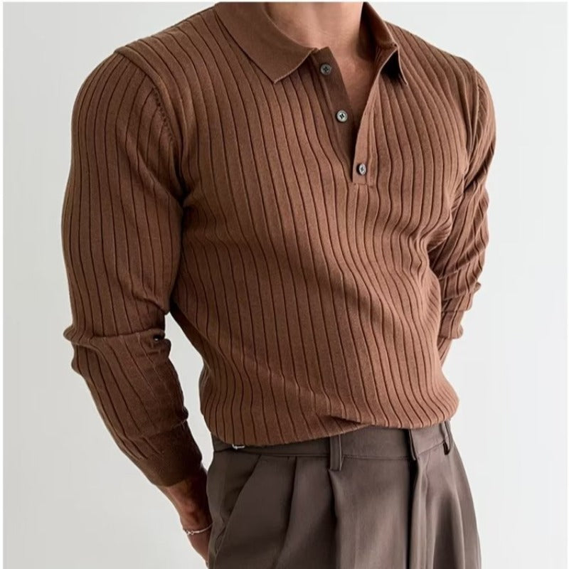 Men's Fine Knit Polo – All-Day Comfort