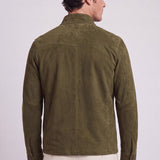 Men's Suede Trucker Jacket | Blackstone London