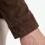 Men's Suede Trucker Jacket | Blackstone London