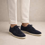 Men's Suede Lace-Up Loafers – Refined Comfort
