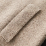 Men's Zip-Up Wool Cardigan – Shirt Collar
