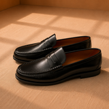 Men's Leather Penny Loafers – Genuine Leather
