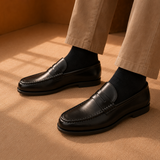 Men's Leather Penny Loafers – Genuine Leather