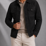 Men's Suede Trucker Jacket | Blackstone London