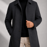 Men's Trench Coat – Wool Blend