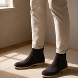 Men's Suede Chelsea Boots – Easy Slip-On