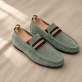 Men's Suede Buckle Loafers – Understated Style