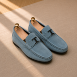 Men's Suede Buckle Loafers – Understated Style