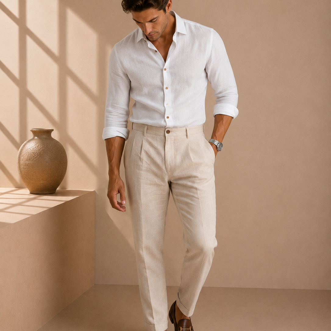 Men's Summer Trousers – Lightweight Fabric