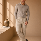 Men's Pleated Trousers – Smart Finish