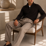 Men's Pleated Trousers – High Waist