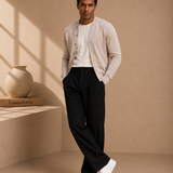 Men's Straight Leg Trousers – Clean Tailoring
