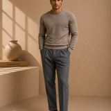 Men's Pleated Trousers – Side Adjuster