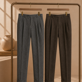 Men's Pleated Trousers – Side Adjuster