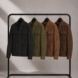 Men's Suede Trucker Jacket | Blackstone London