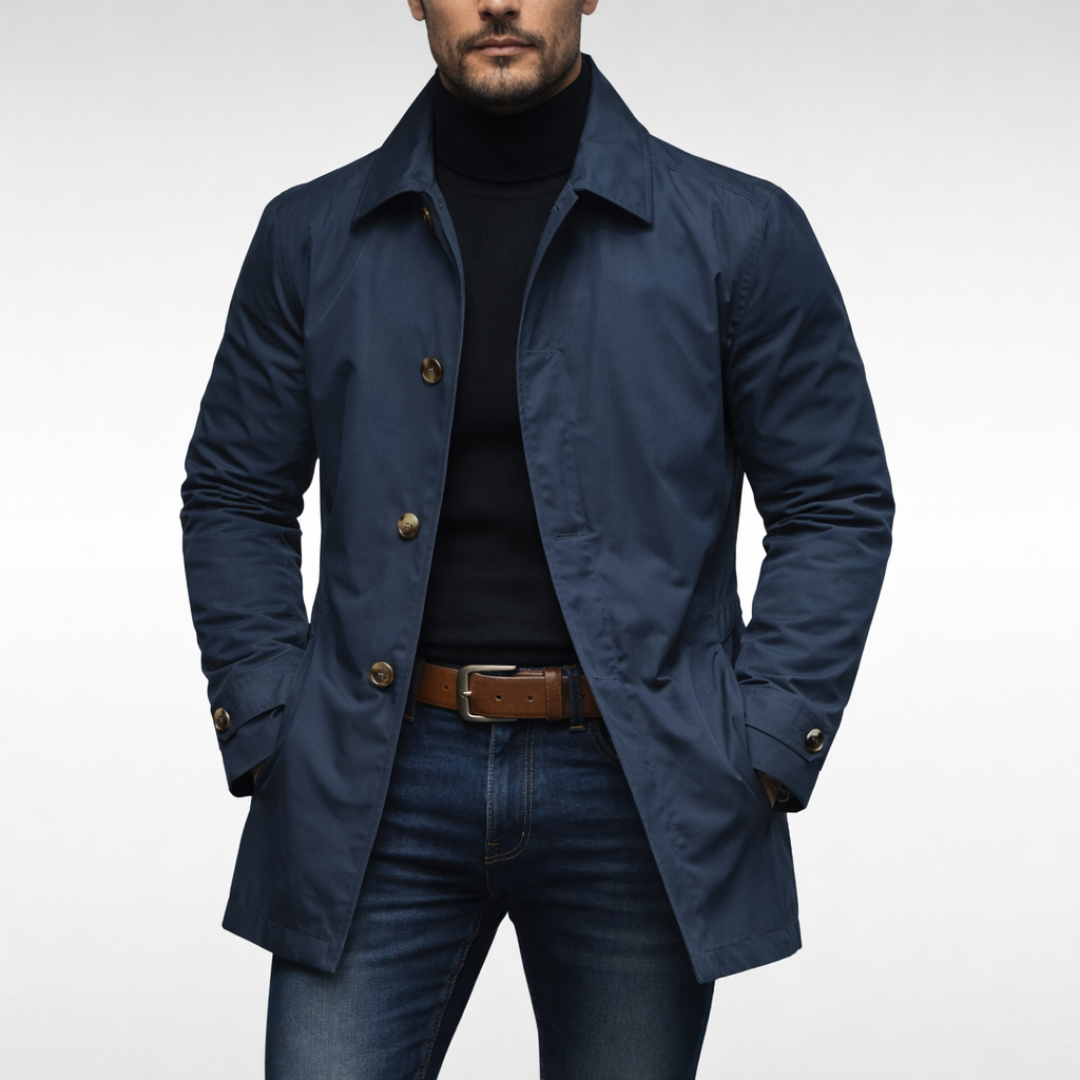 Men's Weatherproof Coat – Wind & Rain Resistant