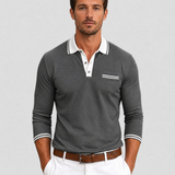 Men's Long Sleeve Polo – Structured Fit