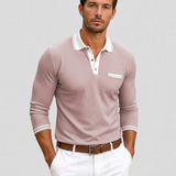 Men's Long Sleeve Polo – Structured Fit