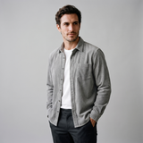 Men's Corduroy Shirt – Textured Fabric