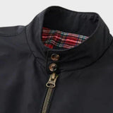 Men's Zip Bomber Jacket – Stand Collar