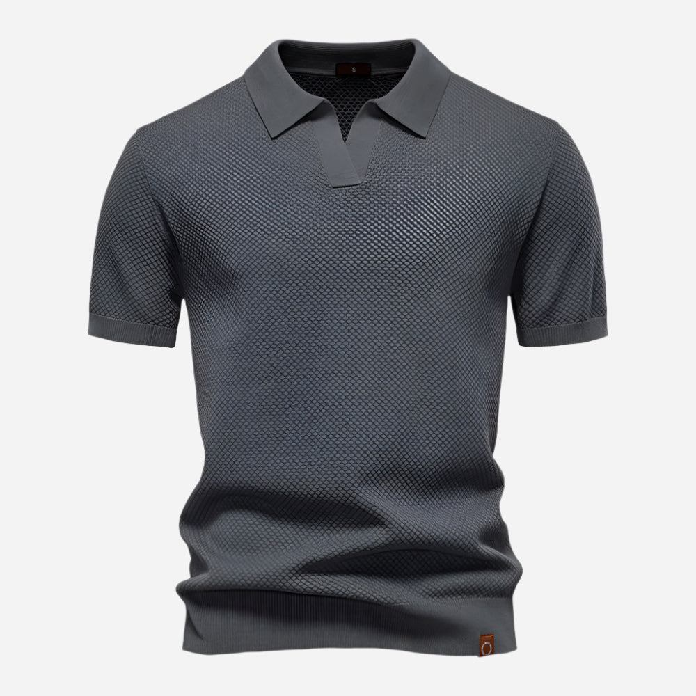 Men's Short Sleeve Knit Polo – Soft Knit