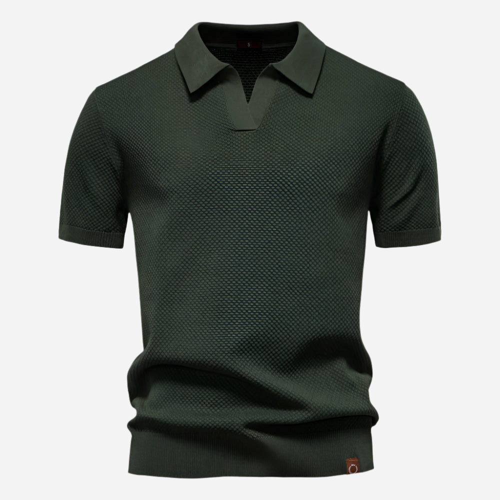 Men's Short Sleeve Knit Polo – Soft Knit