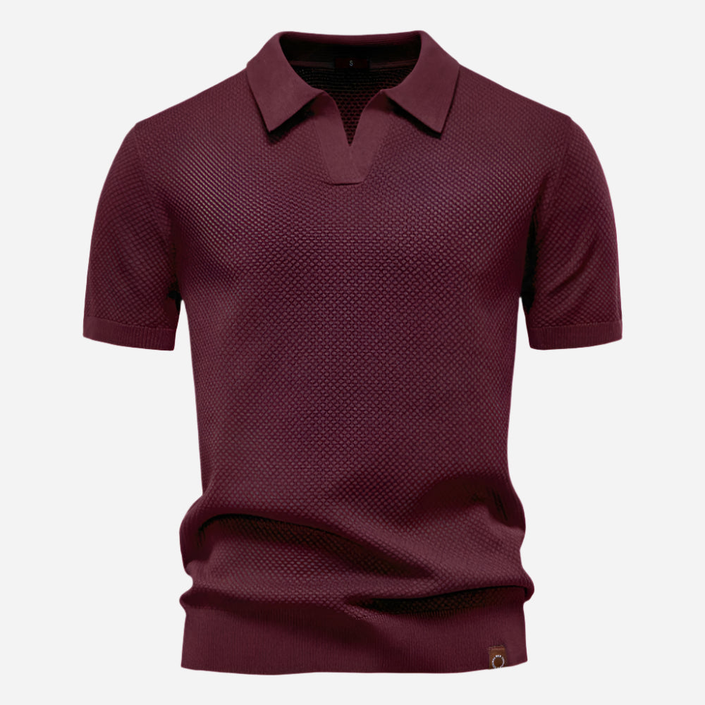 Men's Short Sleeve Knit Polo – Soft Knit