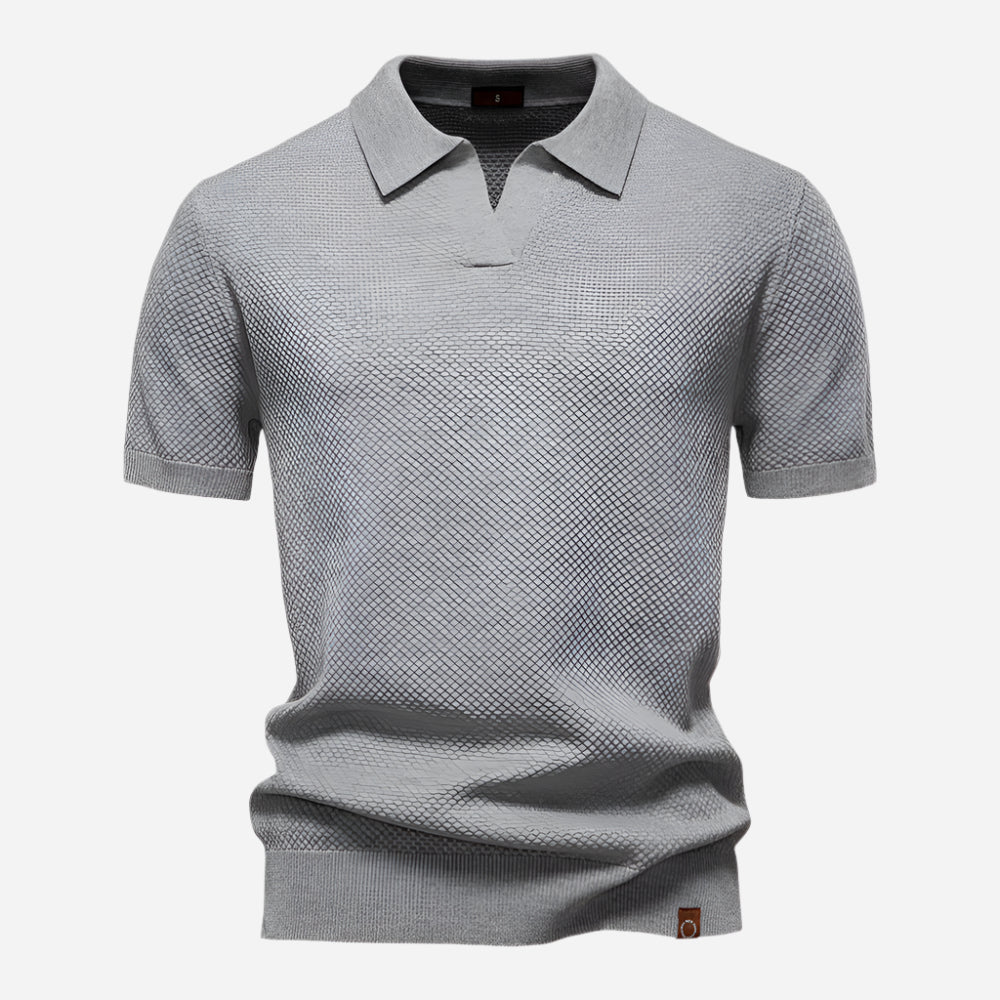 Men's Short Sleeve Knit Polo – Soft Knit