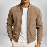 Men's Leather Bomber Jacket – Premium Leather