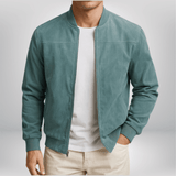 Men's Leather Bomber Jacket – Premium Leather