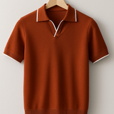 Men's Knit Polo – Contrast Trim