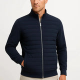Men's Hybrid Quilted Jacket – Knit Sleeves