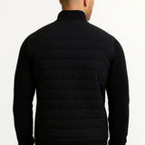Men's Hybrid Quilted Jacket – Knit Sleeves