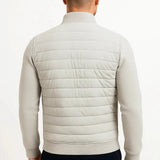 Men's Hybrid Quilted Jacket – Knit Sleeves