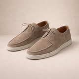Men's Suede Lace-Up Loafers – Refined Comfort