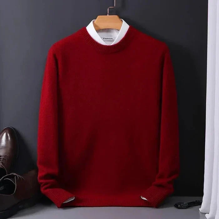 Men's Fine Wool Sweater – Relaxed Fit