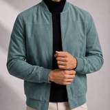Men's Leather Bomber Jacket – Premium Leather