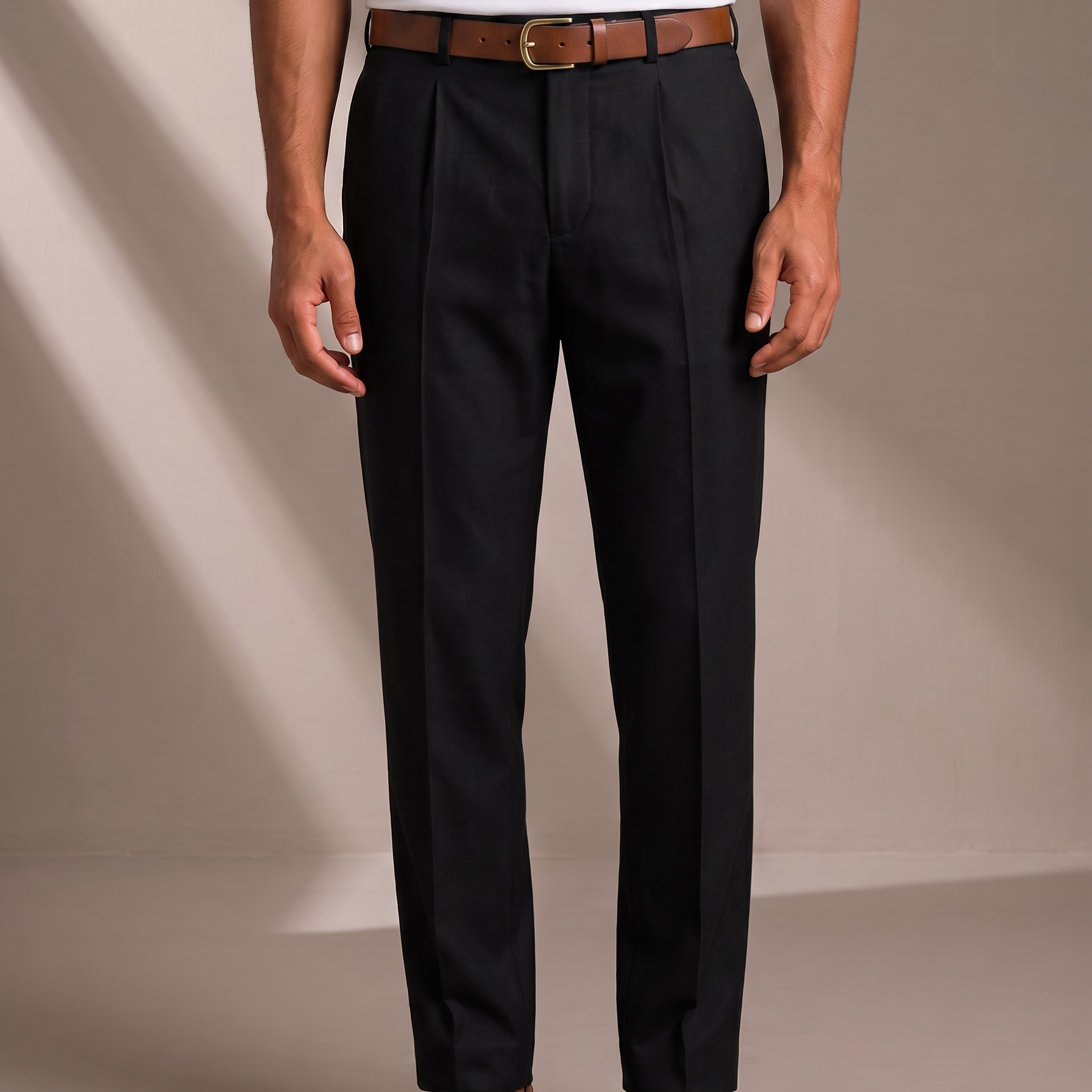 Men's Tailored Pleated Trousers
