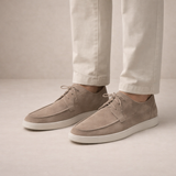 Men's Suede Lace-Up Loafers – Refined Comfort