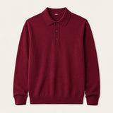 Men's Merino Polo Jumper – Pure Merino Wool