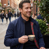 Men's Zip Bomber Jacket – Stand Collar