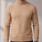 Men's Fine Knit Mock Neck Sweater