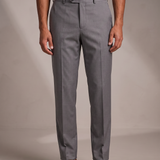 Men's Formal Pleated Trousers with Elasticated Waist