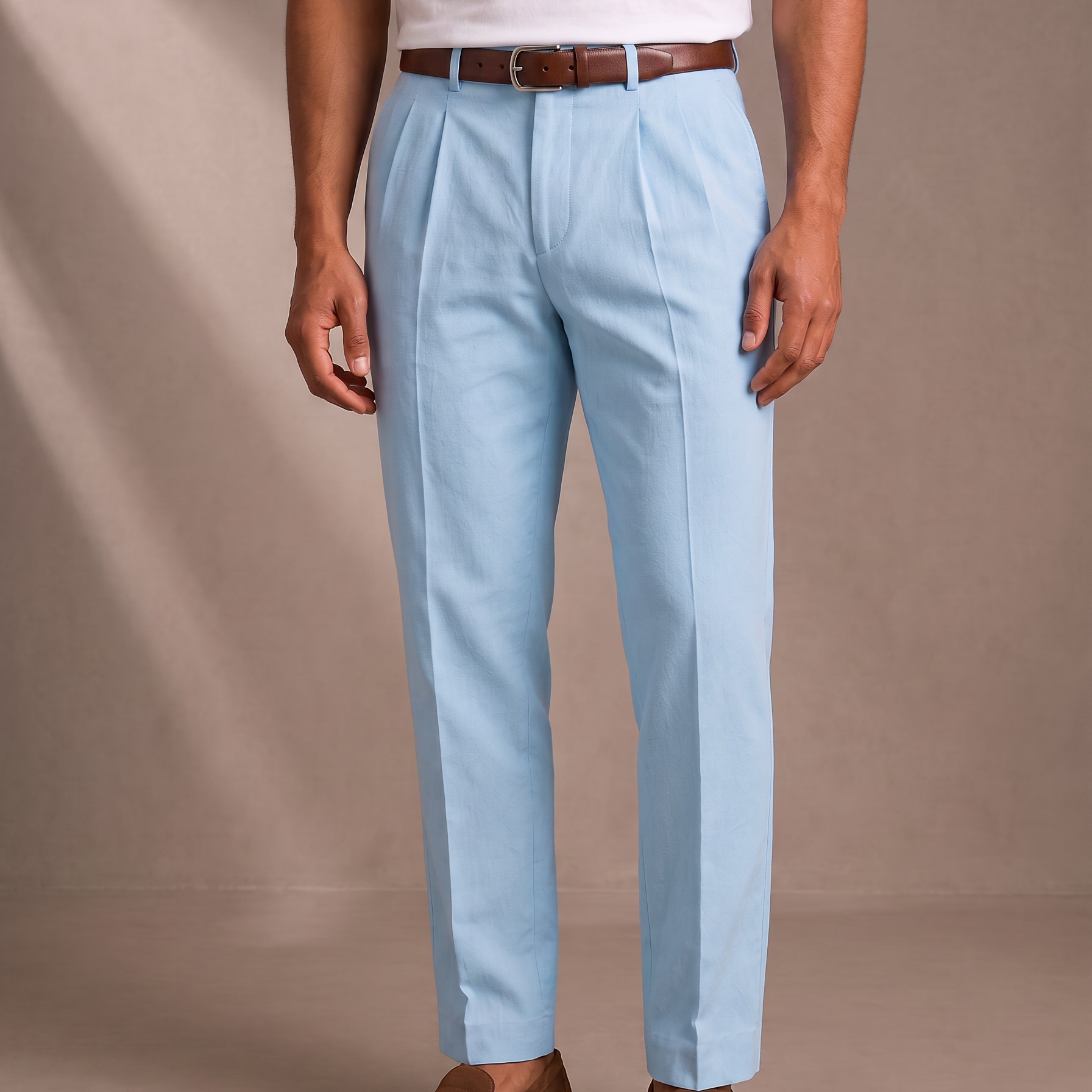 Men's Tailored Pleated Trousers
