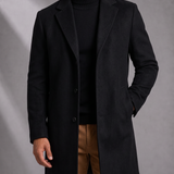 Men's Wool Overcoat – Tailored Fit