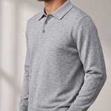 Men's Merino Polo Jumper – Pure Merino Wool