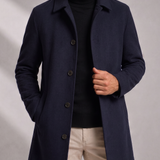 Men's Trench Coat – Wool Blend