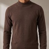 Men's Fine Knit Turtleneck Sweater