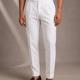 Men's Cotton Trousers with Side Adjuster
